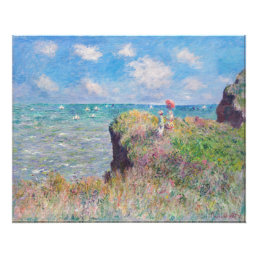 Claude Monet - Cliff Walk at Pourville Photo Print