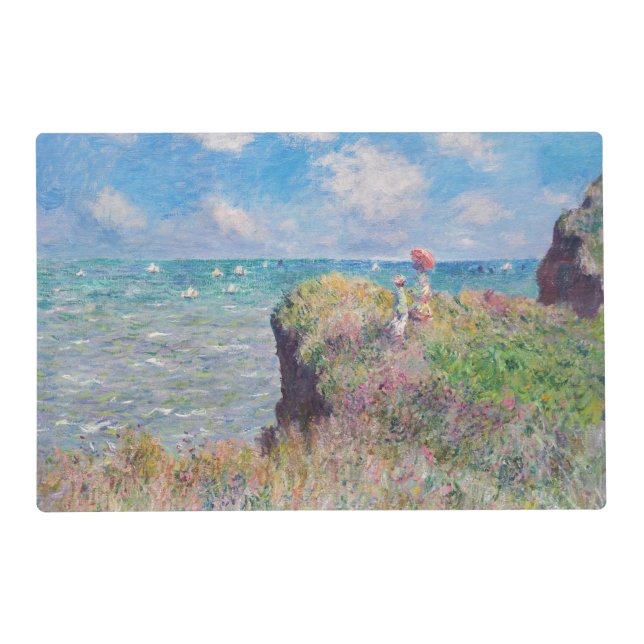 Claude Monet - Cliff Walk at Pourville Placemat (Front)