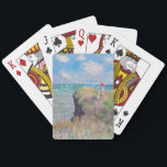 Claude Monet - Cliff Walk at Pourville Poker Cards<br><div class="desc">Cliff Walk at Pourville / Promenade sur la falaise,  Pourville - Claude Monet,  1882</div>