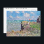 Claude Monet - Cliff Walk at Pourville Postcard<br><div class="desc">Cliff Walk at Pourville / Promenade sur la falaise,  Pourville - Claude Monet,  1882</div>