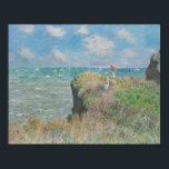 Claude Monet - Cliff Walk at Pourville Poster<br><div class="desc">Claude Monet - Cliff Walk at Pourville - 1882 - oil painting</div>