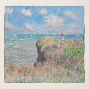 Claude Monet - Cliff Walk at Pourville Scarf