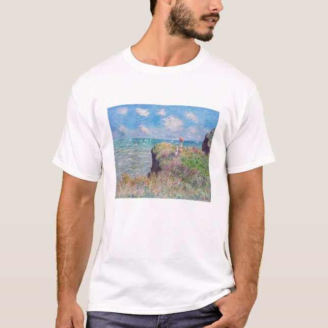 Claude Monet - Cliff Walk at Pourville T-Shirt (Front)