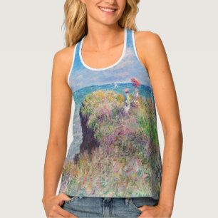 Claude Monet - Cliff Walk at Pourville Tank Top