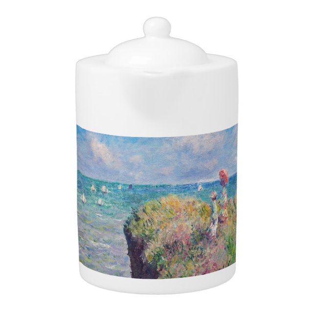 Claude Monet - Cliff Walk at Pourville Teapot (Front)
