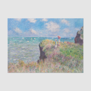 Claude Monet - Cliff Walk at Pourville Tissue Paper