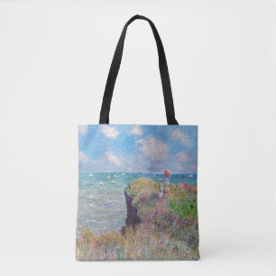 Claude Monet - Cliff Walk at Pourville Tote Bag