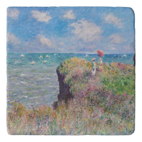 Claude Monet _ Cliff Walk at Pourville Trivet