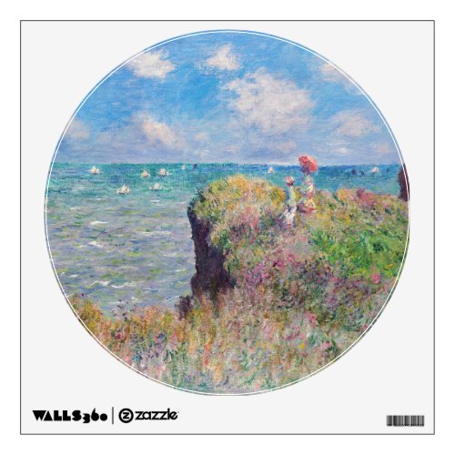 Claude Monet _ Cliff Walk at Pourville Wall Decal