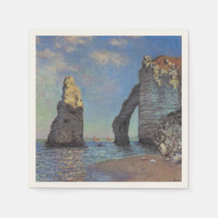 Claude Monet Cliffs at Etretat Impressionist Paint Napkins