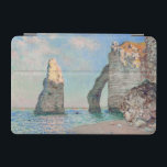 Claude Monet - Cliffs at Etretat iPad Mini Cover<br><div class="desc">Cliffs at Etretat (Les Falaises à Étretat) - Claude Monet,  Oil on Canvas,  1885</div>