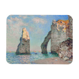 Claude Monet - Cliffs at Etretat Magnet