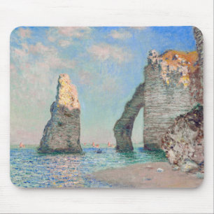 Claude Monet - Cliffs at Etretat Mouse Pad