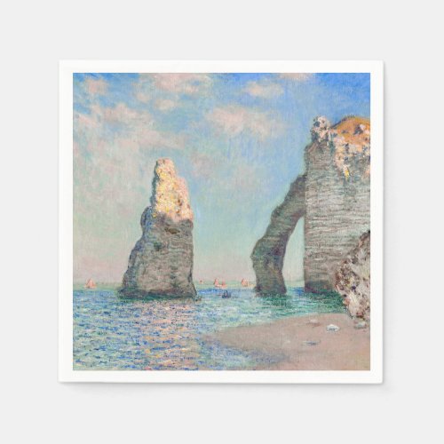 Claude Monet _ Cliffs at Etretat Napkins