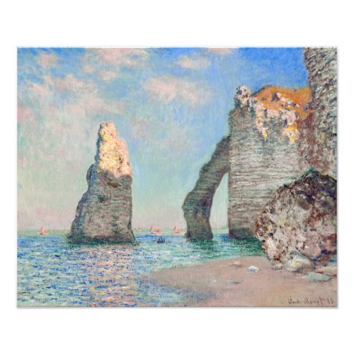 Claude Monet _ Cliffs at Etretat Photo Print
