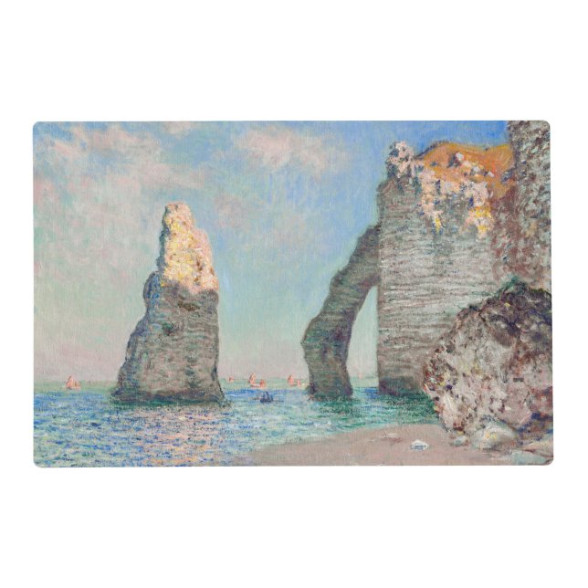 Claude Monet - Cliffs at Etretat Placemat (Front)