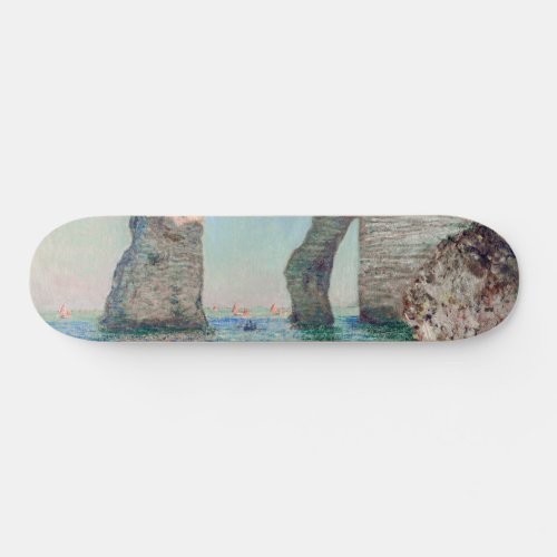 Claude Monet _ Cliffs at Etretat Skateboard