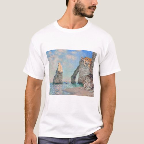 Claude Monet _ Cliffs at Etretat T_Shirt
