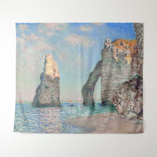 Claude Monet _ Cliffs at Etretat Tapestry