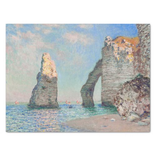 Claude Monet _ Cliffs at Etretat Tissue Paper
