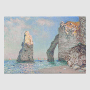 Claude Monet - Cliffs at Etretat Tissue Paper