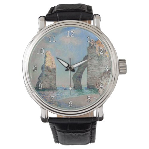 Claude Monet _ Cliffs at Etretat Watch