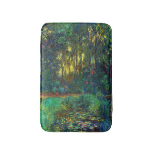 Claude Monet - Corner of a Pond with Waterlilies Bath Mat