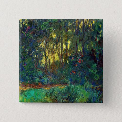 Claude Monet _ Corner of a Pond with Waterlilies Button