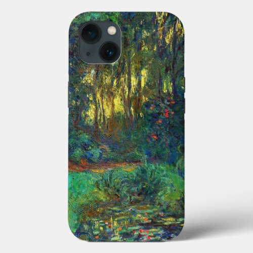 Claude Monet _ Corner of a Pond with Waterlilies iPhone 13 Case