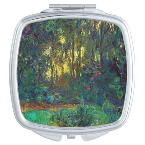 Claude Monet _ Corner of a Pond with Waterlilies Compact Mirror