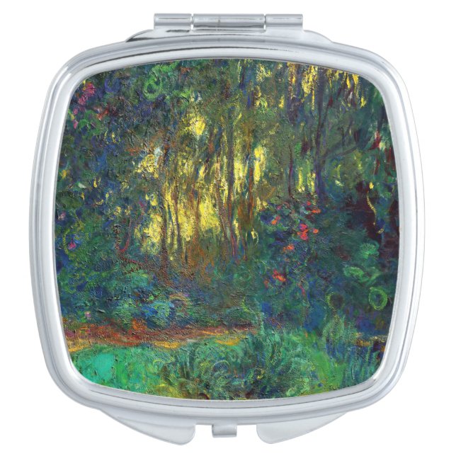 Claude Monet - Corner of a Pond with Waterlilies Compact Mirror (Front)