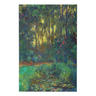 Claude Monet - Corner of a Pond with Waterlilies Faux Canvas Print