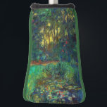 Claude Monet - Corner of a Pond with Waterlilies Golf Head Cover<br><div class="desc">Coin du bassin aux nympheas / Corner of a Pond with Waterlilies - Claude Monet,  Oil on Canvas,  1918</div>