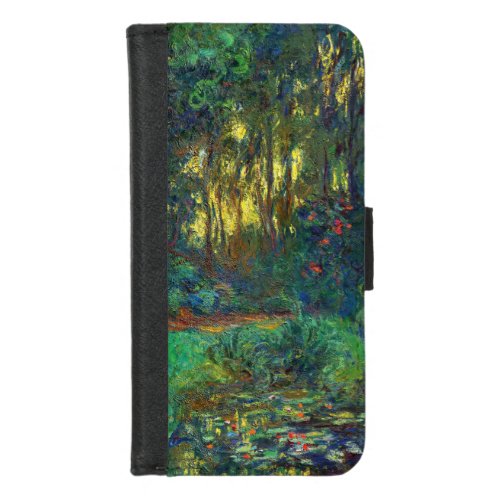Claude Monet _ Corner of a Pond with Waterlilies iPhone 87 Wallet Case