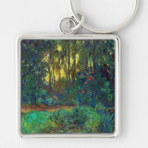 Claude Monet _ Corner of a Pond with Waterlilies Keychain