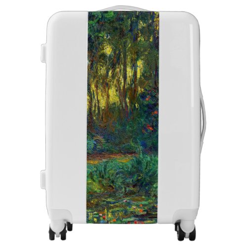 Claude Monet _ Corner of a Pond with Waterlilies Luggage