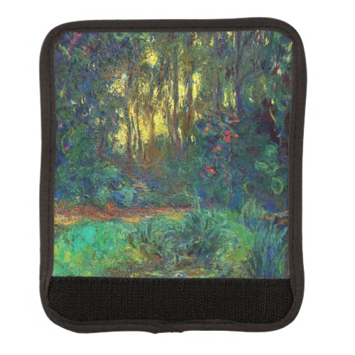 Claude Monet _ Corner of a Pond with Waterlilies Luggage Handle Wrap