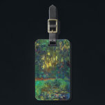 Claude Monet - Corner of a Pond with Waterlilies Luggage Tag<br><div class="desc">Coin du bassin aux nympheas / Corner of a Pond with Waterlilies - Claude Monet,  Oil on Canvas,  1918</div>