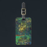 Claude Monet - Corner of a Pond with Waterlilies Luggage Tag<br><div class="desc">Coin du bassin aux nympheas / Corner of a Pond with Waterlilies - Claude Monet,  Oil on Canvas,  1918</div>