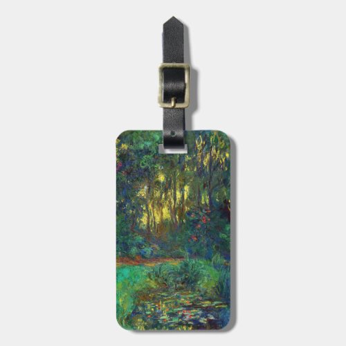 Claude Monet _ Corner of a Pond with Waterlilies Luggage Tag