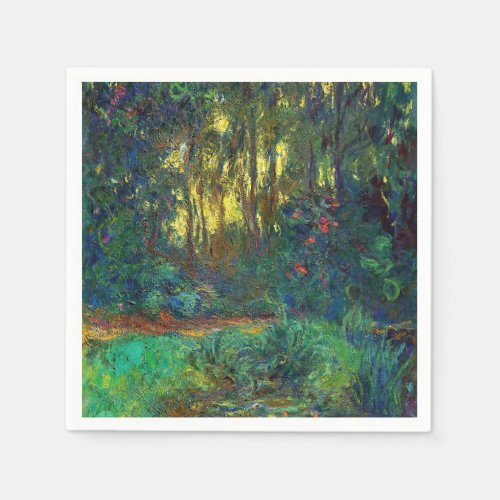 Claude Monet _ Corner of a Pond with Waterlilies Napkins