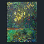 Claude Monet - Corner of a Pond with Waterlilies Notebook<br><div class="desc">Coin du bassin aux nympheas / Corner of a Pond with Waterlilies - Claude Monet,  Oil on Canvas,  1918</div>
