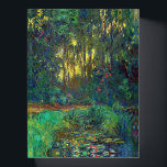 Claude Monet - Corner of a Pond with Waterlilies Paperweight<br><div class="desc">Coin du bassin aux nympheas / Corner of a Pond with Waterlilies - Claude Monet,  Oil on Canvas,  1918</div>