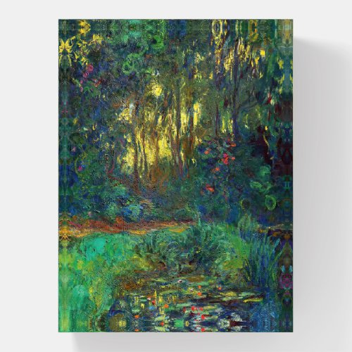 Claude Monet _ Corner of a Pond with Waterlilies Paperweight