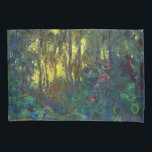 Claude Monet - Corner of a Pond with Waterlilies Pillow Case<br><div class="desc">Coin du bassin aux nympheas / Corner of a Pond with Waterlilies - Claude Monet,  Oil on Canvas,  1918</div>