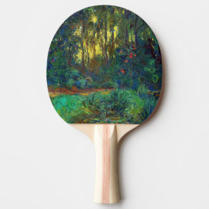 Claude Monet - Corner of a Pond with Waterlilies Ping Pong Paddle