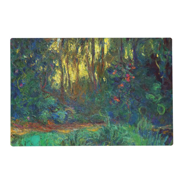 Claude Monet - Corner of a Pond with Waterlilies Placemat (Front)