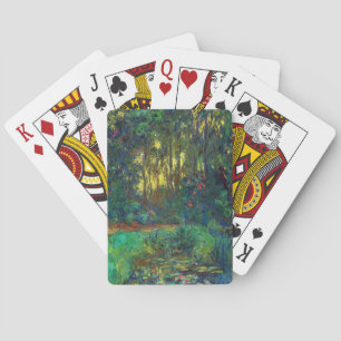 Claude Monet - Corner of a Pond with Waterlilies Poker Cards