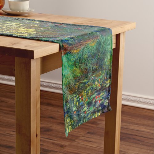 Claude Monet _ Corner of a Pond with Waterlilies Short Table Runner