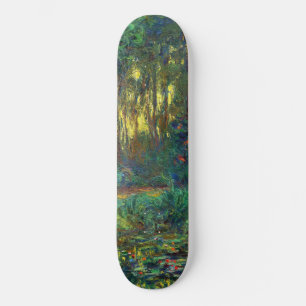 Claude Monet - Corner of a Pond with Waterlilies Skateboard